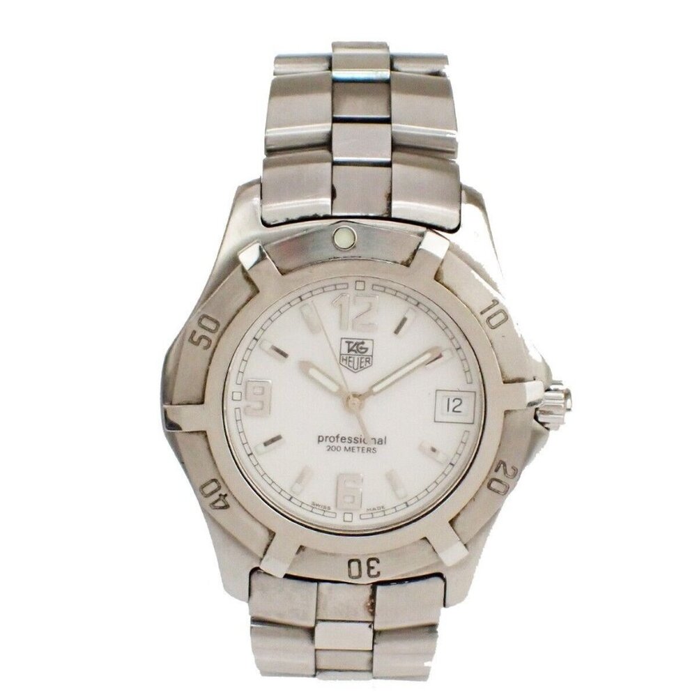 TAG HEUER Logo Exclusive Wristwatch Stainless Steel Silver